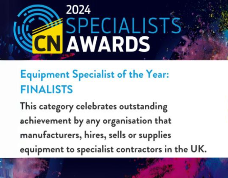 Think Hire has been shortlisted as Equipment Specialist of the Year at the Construction News Specialists Awards