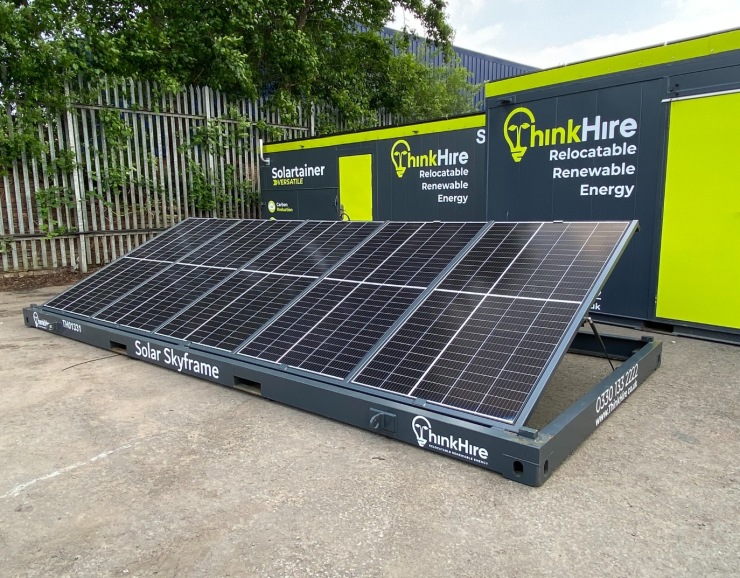 Solar Skyframe Takes Solar Powered Generators to New Heights