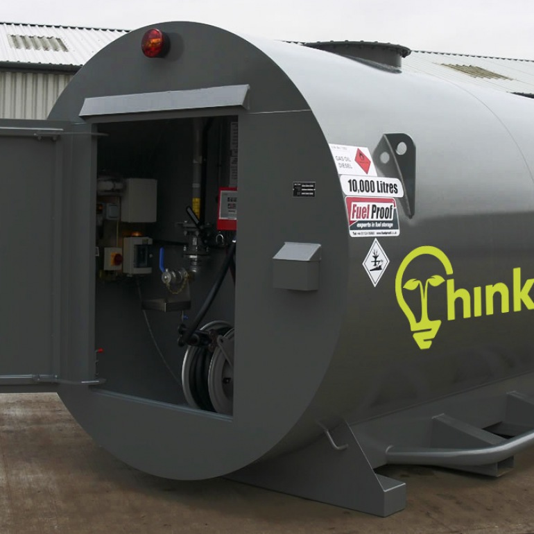 Bunded Steel Tanks For Waste Oil Storage - Fuel Proof